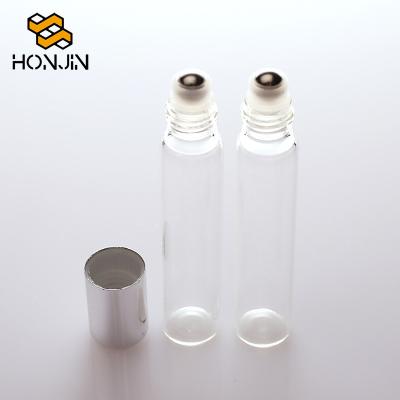 China Clear 2ml Glass Rollerball Perfume Vial Bottle Cosmetic for sale