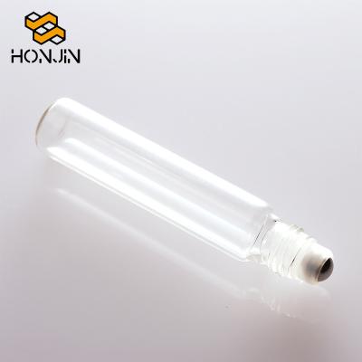 China Medicine Clear Rollball Glass Bottle 1ml 2ml 3ml 5ml 8ml 10ml 15ml 20ml 25ml 30ml 35ml 40ml for sale