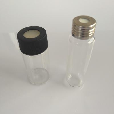 China Transparent Medicine Empty Tubular Glass Bottle Or Amber Vial With Lids And Rubber Stoppers Customized Screen Printing Liquid Medicine for sale