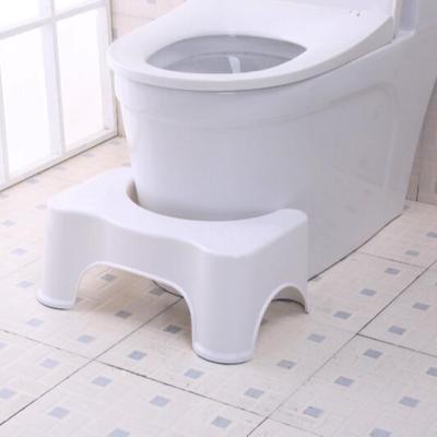 China Single Storage Toilet Stool Thickened Non-slip Plastic Bathroom Toilet Stool for sale