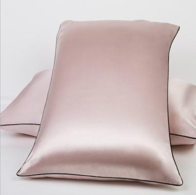 China Wholesale custom made anti-static pillow cover silk satin pillowcases solid color personality silk pillowcase for sale