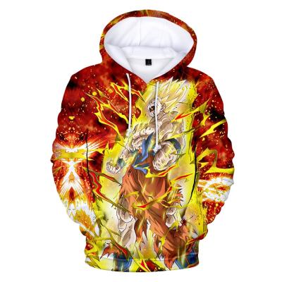 China Breathable Wholesale High Quality Dragon Ball Z Quick Drying Design Polyester Hoodies Sweatshirt Pullover for sale