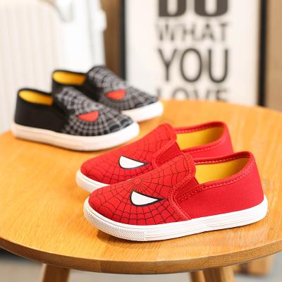 China 2021New Arrivals Breathable Denim Material Canvas Kids Boy Shoes for sale