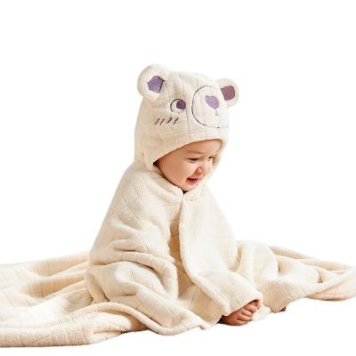 China Child safe bathrobe from Hongwin Terry Toweling And Cotton Combined for baby bathrobe for baby boy for sale