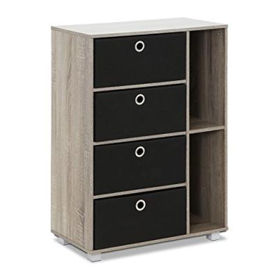 China (Others)Adjustable Modern Furniture 4 Drawer Living Room Filing Wood Storage Cabinets for sale