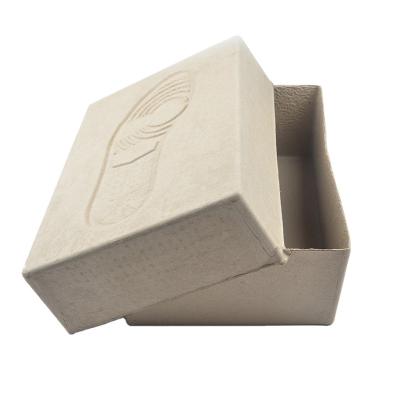 China Recyclable Excellent Quality Eco Friendly Paper Container Molded Pulp Shoes Packaging Box for sale