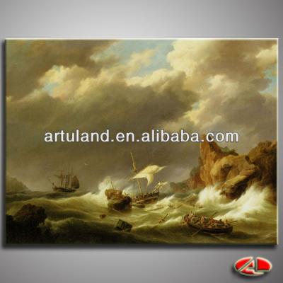 China Classic High Quality Free Fabric Painting Designs /classical Landscape Painting for sale