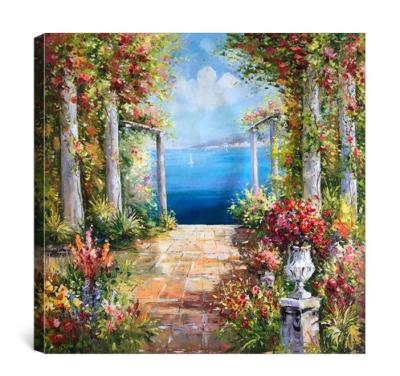 China Good Quality Modern Art Impressionist Mediterranean Seascape Oil Painting, Xiamen Artland Oil Painting For Wholesale for sale