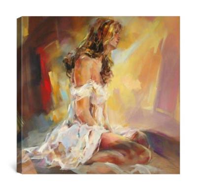 China Purely Handmade Modern Abstract Popular Nude Impressionist Impressionist Wall Decoration Sex Oil Painting For Bedroom for sale