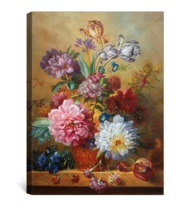 China Classic Famous Classic Flower Canvas Oil Painting for sale