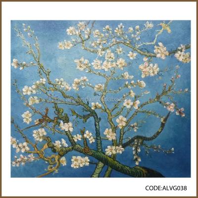 China High quality hand painted reproduction Impressionist Van Gogh oil painting on canvas, 1890 Almond Blossom. for sale