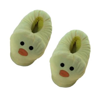 China Cartoon Duck Animal Toy Funny Cute Warm Lightweight Plush Winter Slipper Indoor Shoes for sale