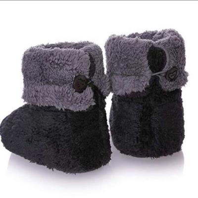 China Baby Anti-slippery Fur Kids Winter Boots Scrambled Furry Warm Indoor Booties for sale