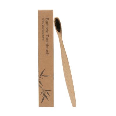 China Eco - Friendly Ect Hotel Amenities /bamboo Toothbrush With Customized Logo for sale