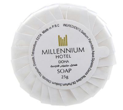 China Custom Small Hotel Soap 20g Custom Bathroom Toilet Small Toilet Use Hotel Soap 15g/20g/25g/30g/35g for sale