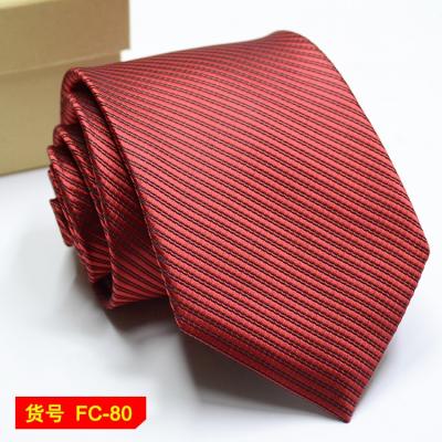 China Amazon Silk hot sale cheap men's hand feel polyester hand feel silk tie for sale