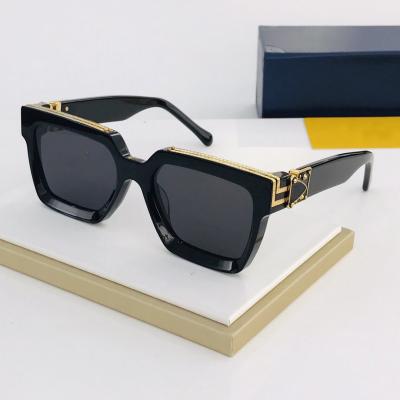 China Hot Selling Famous Brands Luxury Brands Luxury Women Sun Glasses Men's Eyewear Trade Designer Millionaire Square Sunglasses for sale