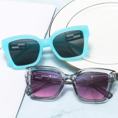 China Fashion Vintage Men Sun Women's Square Brand Designer Plastic Square Luxury Sunglasses Glass Wholesale for sale