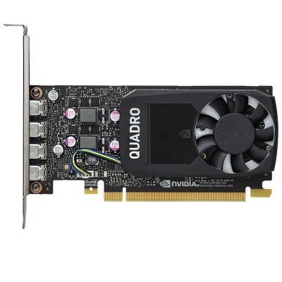 China Placa de vídeo da CCE da estação de trabalho GDDR5 Nvidia Quadro P1000 4G GPU à venda