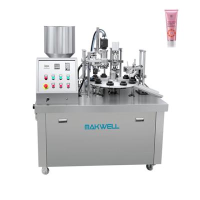 China Food Toothpaste Ointment Automatic Tubes Automatic Filling Sealing Machine Toothpaste Making Machinery Cosmetic Tube Making Machine for sale