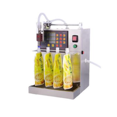 China Food MAKWELL semi automatic standing spout pouch filling machine fo drinking water doypack filling machine for sale