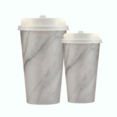 China Recycled Materials Custom Single Wall Bubble Tea Large Disposable 4 Ounce Paper Cup 7 Ounce 8 Ounce 12 Ounce 16 Ounce Paper Cup With Lid for sale