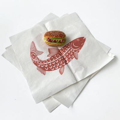 China Factory Wrap Custom Parchment Hamburger Sandwich Parchment Paper for sale