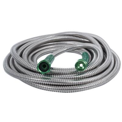 China Abrasion Resistant As Seen On TV Premium 304 Stainless Steel Flexible Metal Garden Hoses for sale