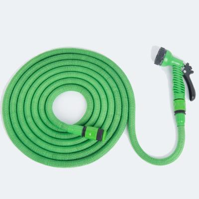 China Adjustable Heavy Duty 30 Meters Expandable Hose 50Ft Water 100Ft Expand Morocco Garden Hose With Plastic Quick Connector for sale