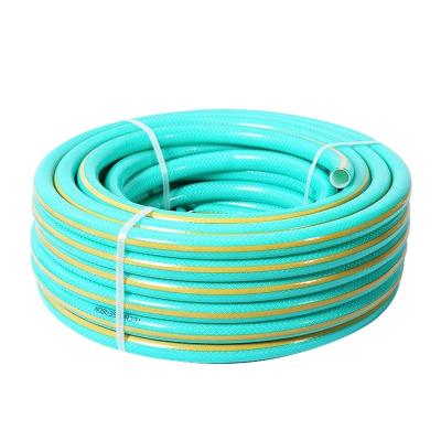 China THDG1-1217 Heavy Duty High Grade PVC Garden Hose Adjustable With Bend Protectors Taco Wrap for sale