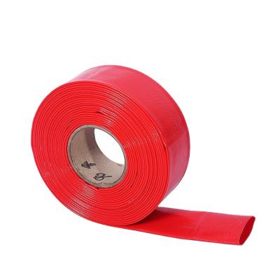 China Adjustable PVC 1Inch Lay Medium Duty Flexible Agricultural Layflat Hose For Farm Irrigation for sale