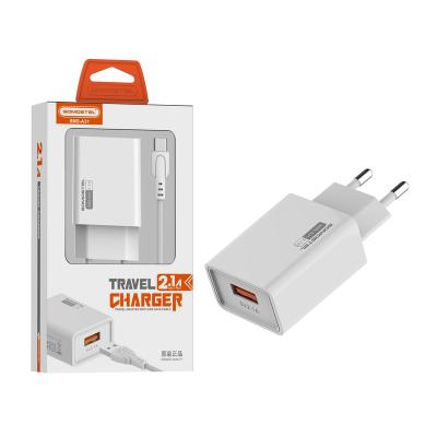 China Mobile Phone Factory Supply New Design Quality Mobile Phone Charger Usb Main Wall Charger for sale