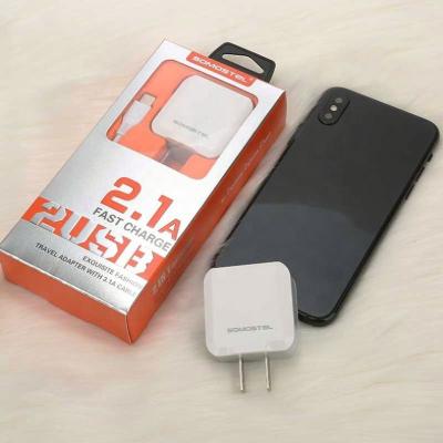 China OEM Price Mobile Phone Smartphone 2 Port Type QC 3.0 Bottom Dual USB C Fast Charger Mobile Phone Imagination With Micro Cable for sale