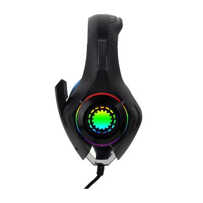 China SOMOSTEL Headband New Arrival RGB LED Light Gaming Earphones Cool 3.5mm Wired Headsets With Foldable Microphone for sale