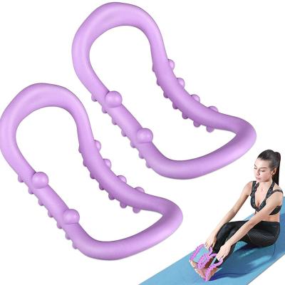 China Body Building Fitness Exercise New Product Ideas Band Workout Equipment Fitness Yoga Pilates Circle Stretch Massage Ring for sale