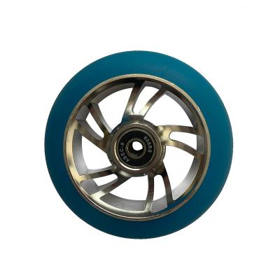 China Children's scooters scooter parts rebound pu wheel sale new for scooter scooter plastic pu wheels for sale