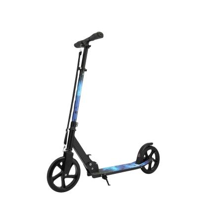 China China Factory Direct Sale Custom Folding PU 2 Wheel Classic Blue Kick Scooters For Teenager for sale