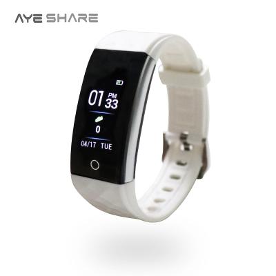 China PC+ABS+TPU muit-function heart rate sports fashion fitness track bracelet waterproof phone accessories for sale