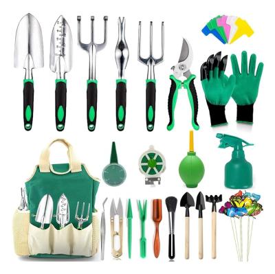 China Garden Tool Kit Household Tote Bag Small Full Garden Tool Kit Agriculture Aluminum Manual Gardening Tools for sale