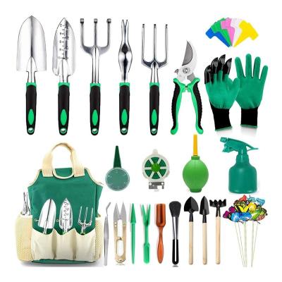 China Garden Tool Kit Tote Bag Small Full Gardening Tool Agriculture Aluminum Manual Home Tool Kit for sale