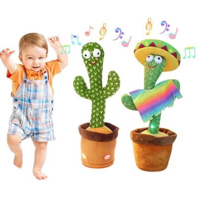 China Wholesale Cactus Ready Goods Flowerpot Twisting Cactus Toy That Records Babies Dancing Sounds And Moves for sale