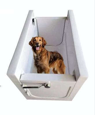 China Carregável Large Pet SPA Tub Collar Restraint Dog Spa Tub Adjustable cinturões de fundo não escorregadio à venda