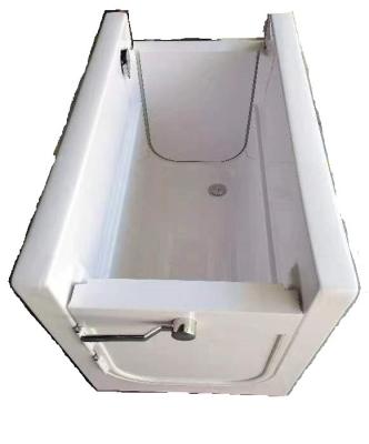 China Non Slip Base Pet SPA Tub With Built In Drain And Adjustable Straps for sale