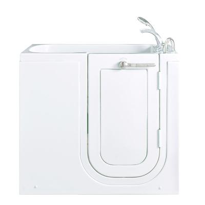 China White Acrylic Walking Tub Rectangular Step In Tub With Digital Control for sale