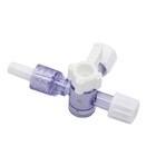 China Medical Grade PVC Three Way Stopcock 3 Way Stopcock Valve For Lipid Resistant Valve Interventions for sale