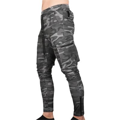 China New Breathable Fitness Sports Work Out Pants Mens Camouflage Fitness Pants Running Training Pants for sale