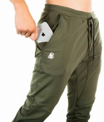 China New Breathable Men's Fitness Outdoor Sports Stretchy Running Casual Pants for sale