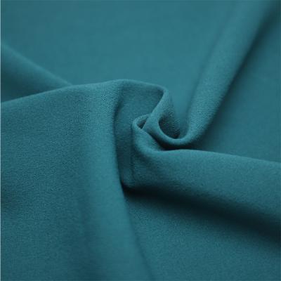 China Double Faced Dyed Chiffon Fabric Plain Como Crepe Moss Crepe Yti Korea Hijab Fabric Textile For Girl Dressing for sale