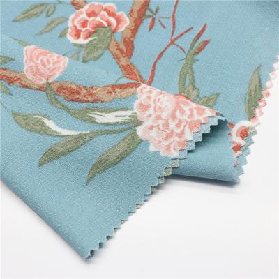 China High Quality Customized Double Faced Polyester Fabric Fusan Crepe Digital Printing Fabric For Garment for sale