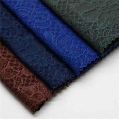 China Anti Pill Wholesales Customized Jacquard 10S Thick Bengaline Solid Dye Woven Fabric For Garment for sale